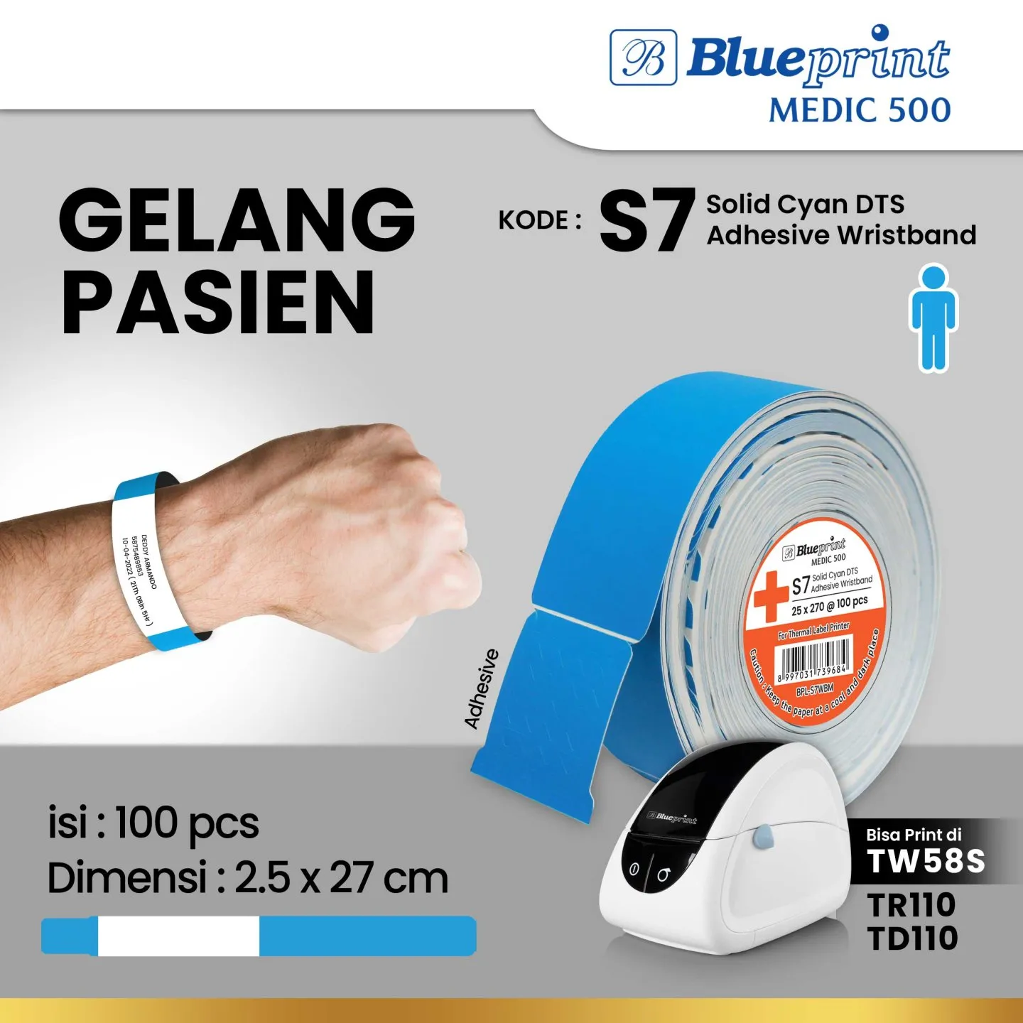 Trik Bikin Barcode Gelang Pasien yang Gampang Di-scan Perawat